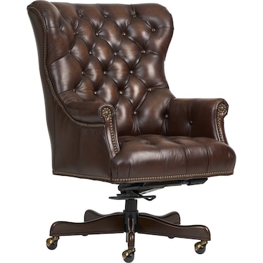 CONRAD LEATHER DESK CHAIR