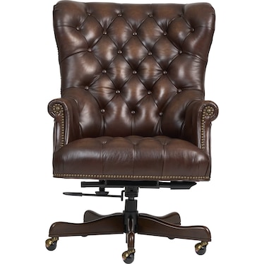 CONRAD LEATHER DESK CHAIR