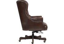 conrad burnished umber desk chair   