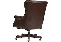 conrad burnished umber desk chair   