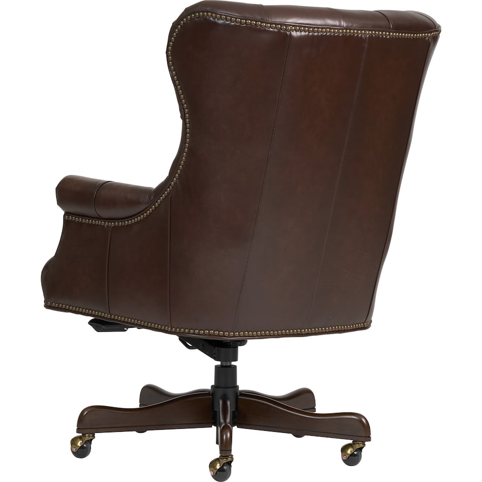 conrad burnished umber desk chair   