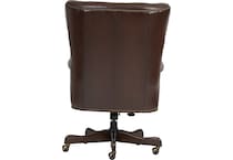conrad burnished umber desk chair   