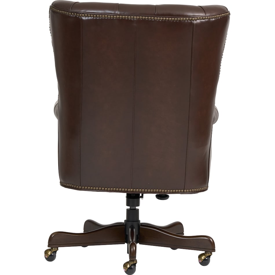 conrad burnished umber desk chair   