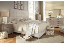 contemporary  beige king headboard   