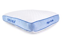 cool tech hi pillow white blue pillow   
