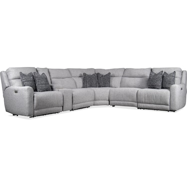 CORDELL 6-PC RECLINING SECTIONAL