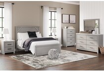 cottonburg grey nightstand   