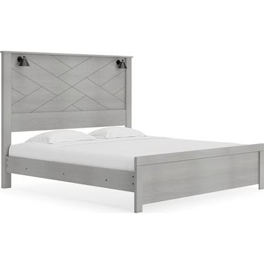 COTTONBURG KING PANEL BED