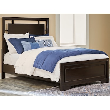 COVETOWN PANEL BED