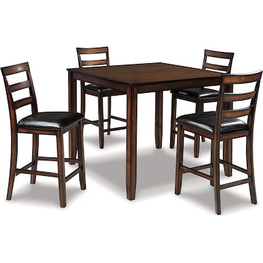 COVIAR 5-PC COUNTER HEIGHT DINING SET