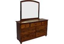 covington chestnut mirror   
