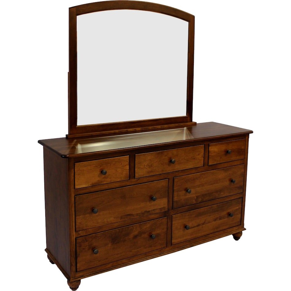 covington chestnut mirror   