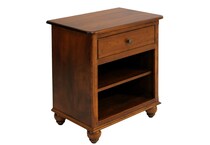 covington chestnut nightstand   