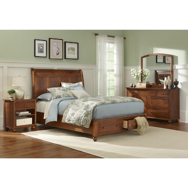 COVINGTON KING STORAGE BED