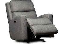 cressida grey power rocker recliner   