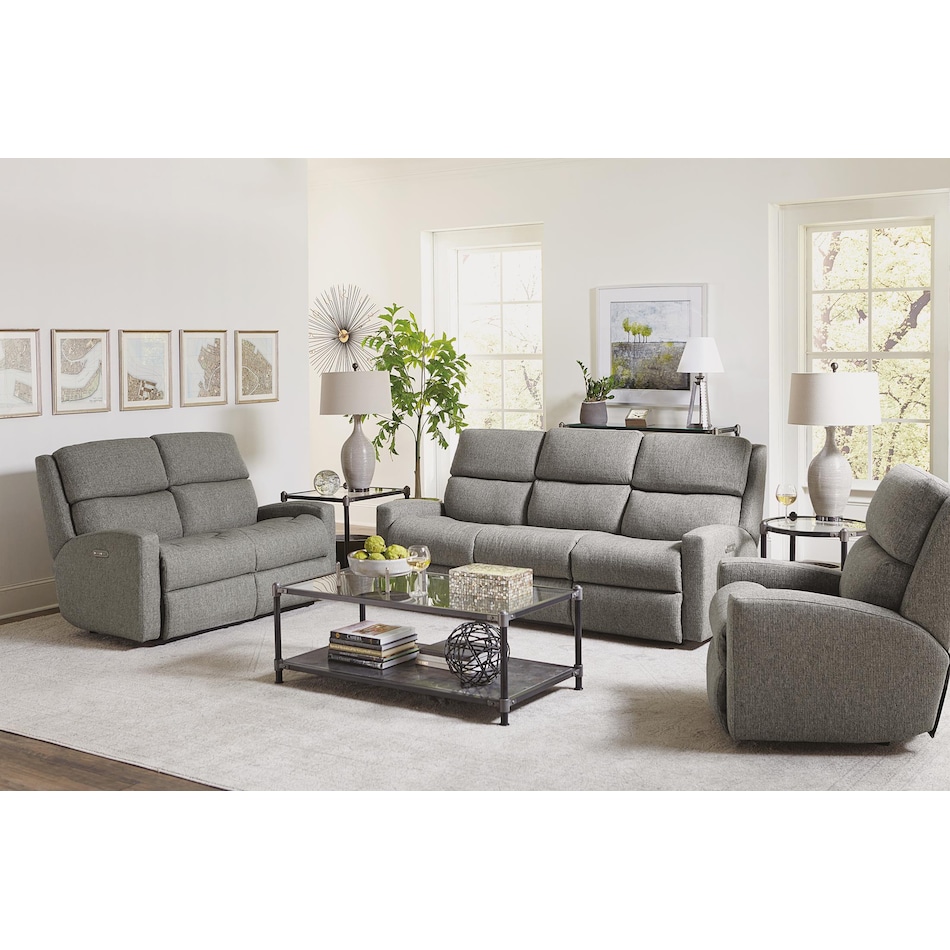 cressida grey power rocker recliner   