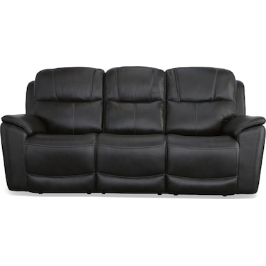 CROFTON LEATHER TRIPLE POWER RECLINING SOFA