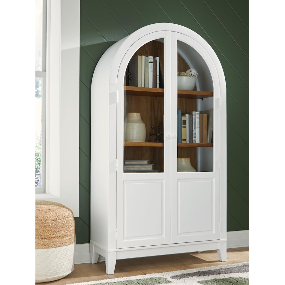 dagandale white accent cabinet   
