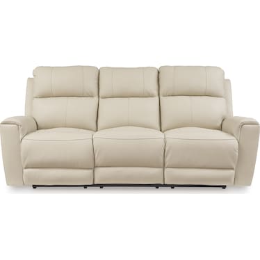 DAHLMOORE LEATHER POWER RECLINING SOFA