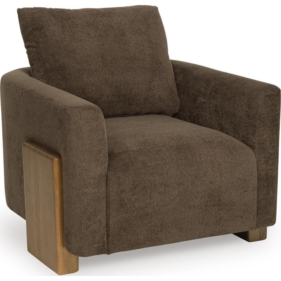 dairlett brown accent chair   