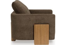 dairlett brown accent chair   