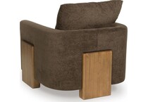 dairlett brown accent chair   
