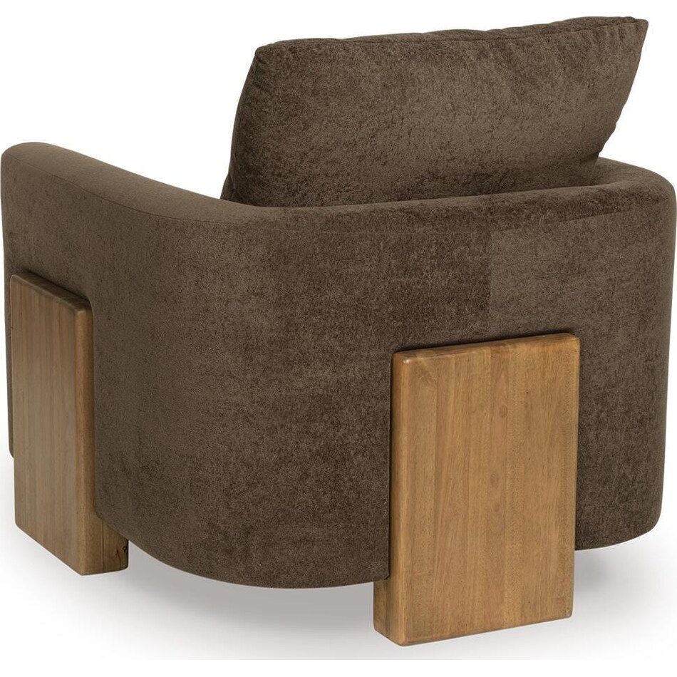 dairlett brown accent chair   