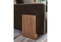 dairlett brown accent chair   