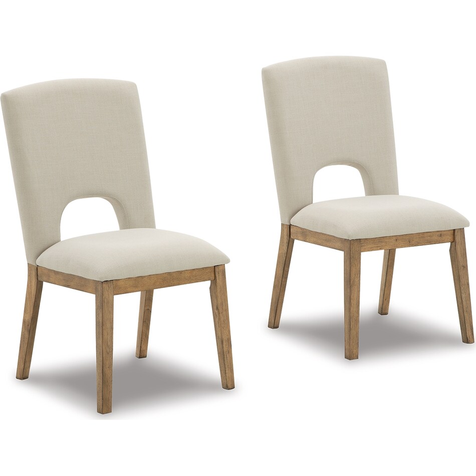 dakmore linen side chair   