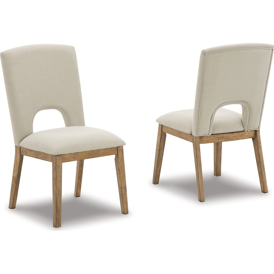 dakmore linen side chair   