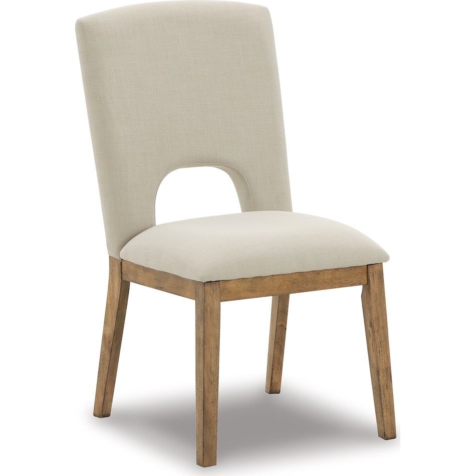 dakmore linen side chair   