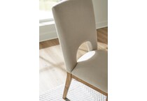 dakmore linen side chair   