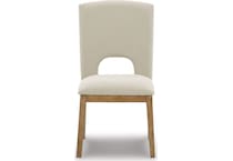 dakmore linen side chair   