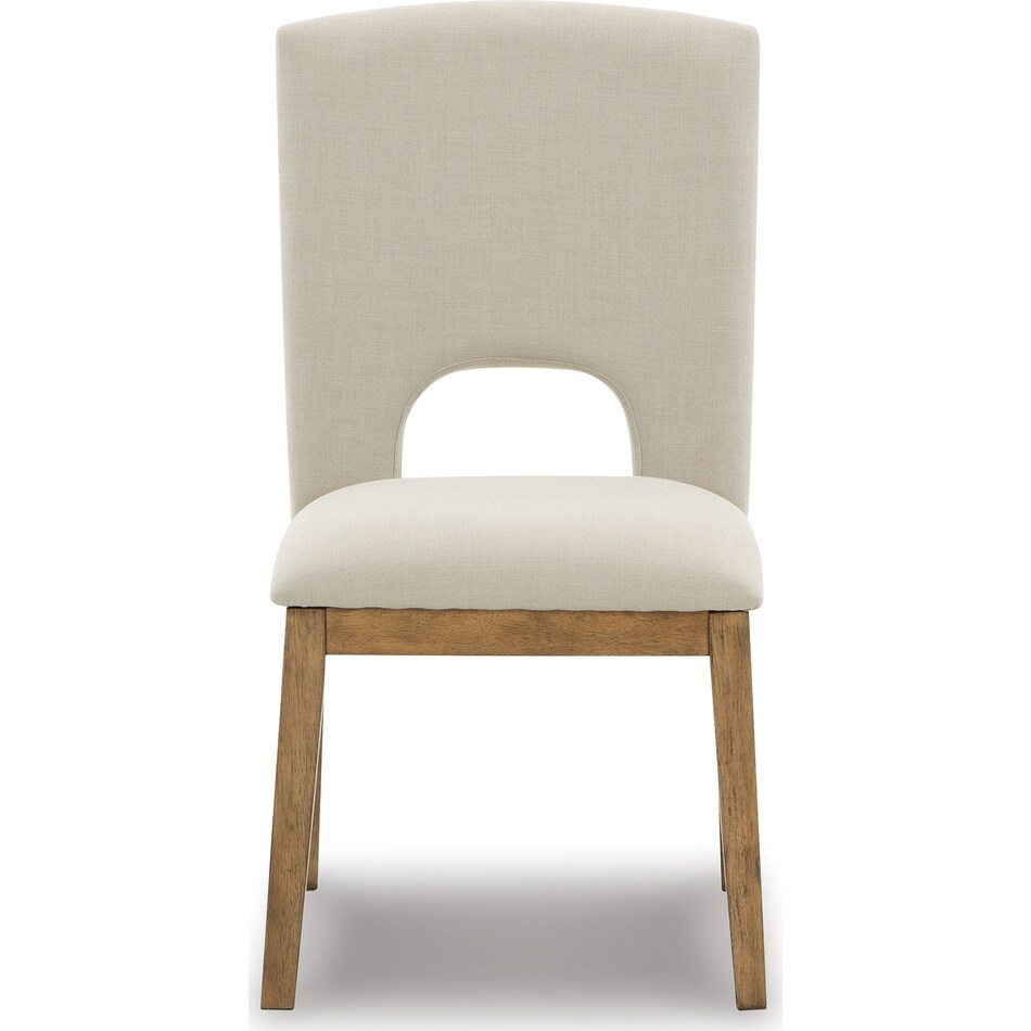 dakmore linen side chair   