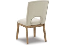 dakmore linen side chair   