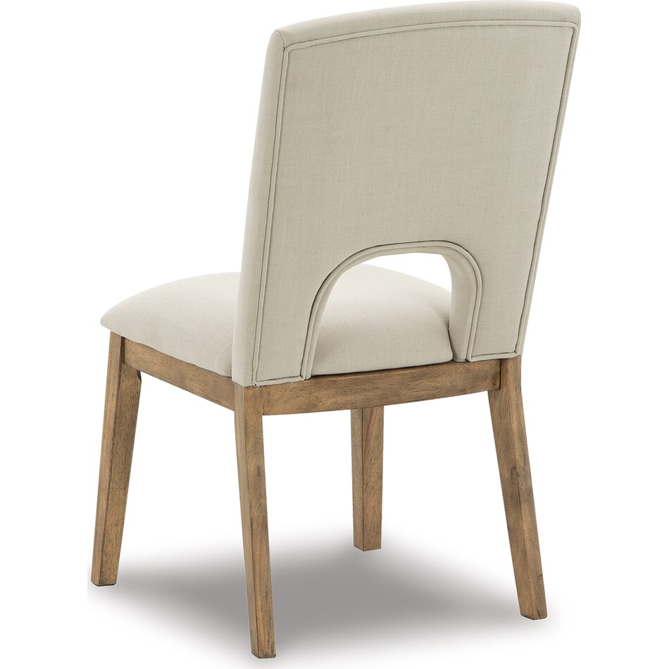 dakmore linen side chair   