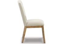 dakmore linen side chair   