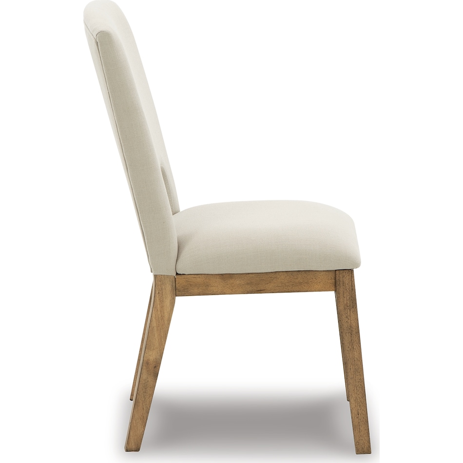 dakmore linen side chair   