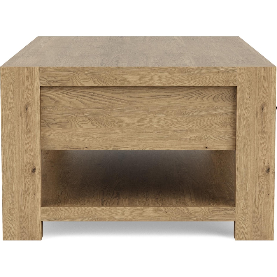 dakota pale oak cocktail table   