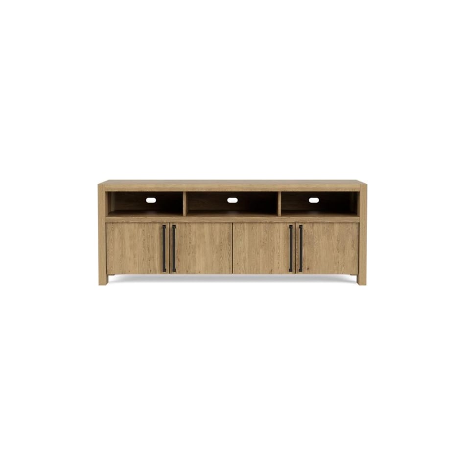 dakota pale oak console   