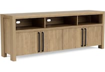 dakota pale oak console   