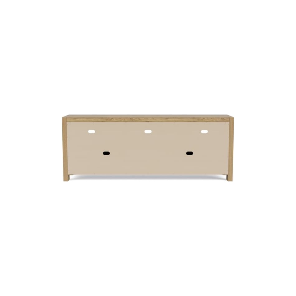 dakota pale oak console   