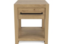 dakota pale oak end table   