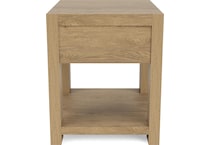 dakota pale oak end table   