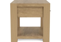 dakota pale oak end table   