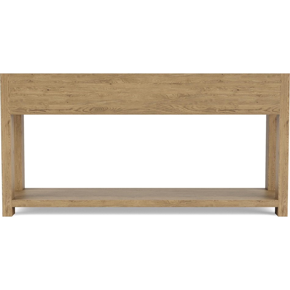 dakota pale oak sofa table   