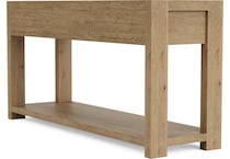 dakota pale oak sofa table   