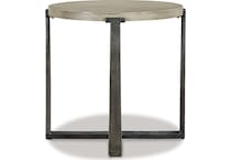dalenville brown end table   