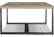 dalenville metal brown cocktail table   