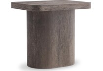 dama brown end table   